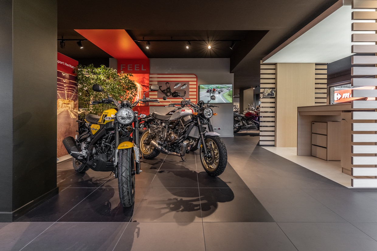 Ristrutturazione negozio Yamaha