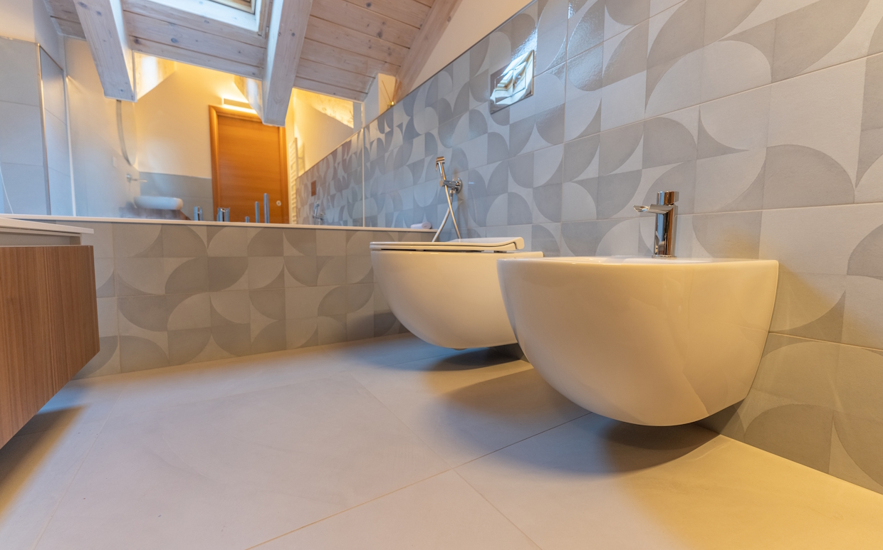 Ristrutturazione di bagno in soffitta